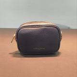 Borsa a Tracolla in Vera Pelle Blu
