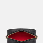 Borsa a Tracolla in Vera Pelle Nero