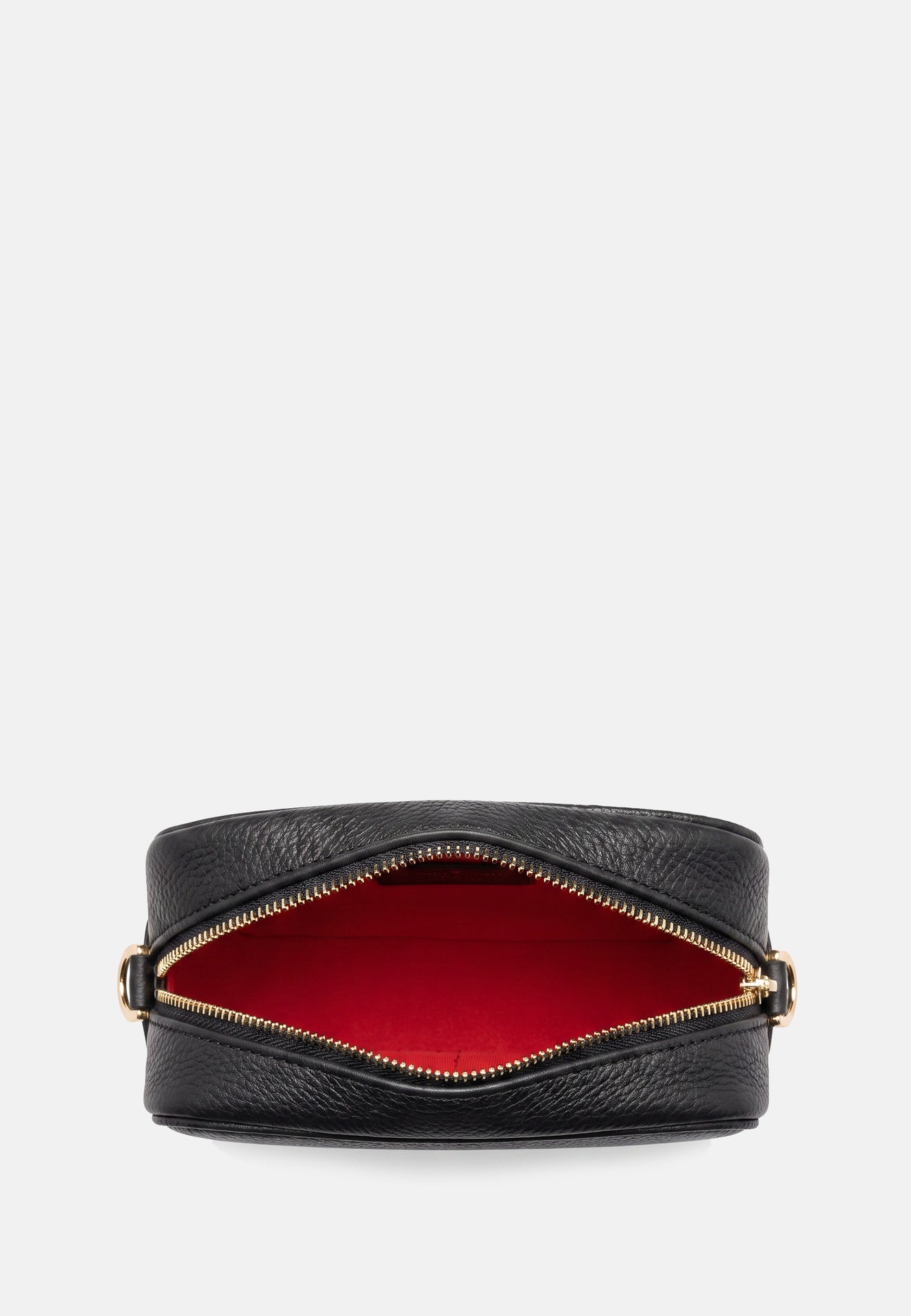 Borsa a Tracolla in Vera Pelle Nero