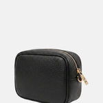 Borsa a Tracolla in Vera Pelle Nero