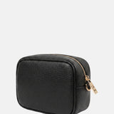 Borsa a Tracolla in Vera Pelle Nero