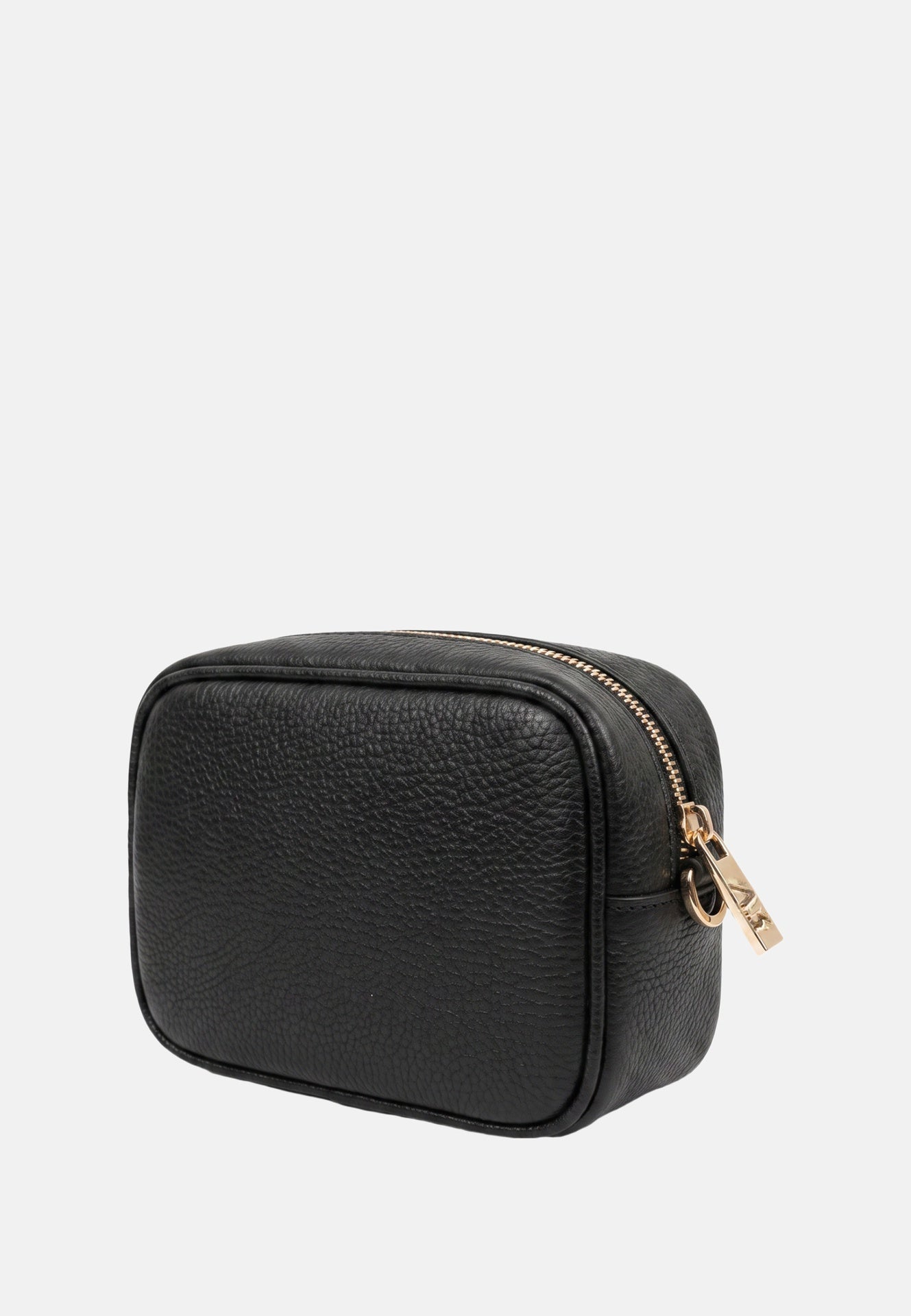 Borsa a Tracolla in Vera Pelle Nero
