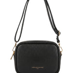 Borsa a Tracolla in Vera Pelle Nero