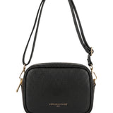 Borsa a Tracolla in Vera Pelle Nero