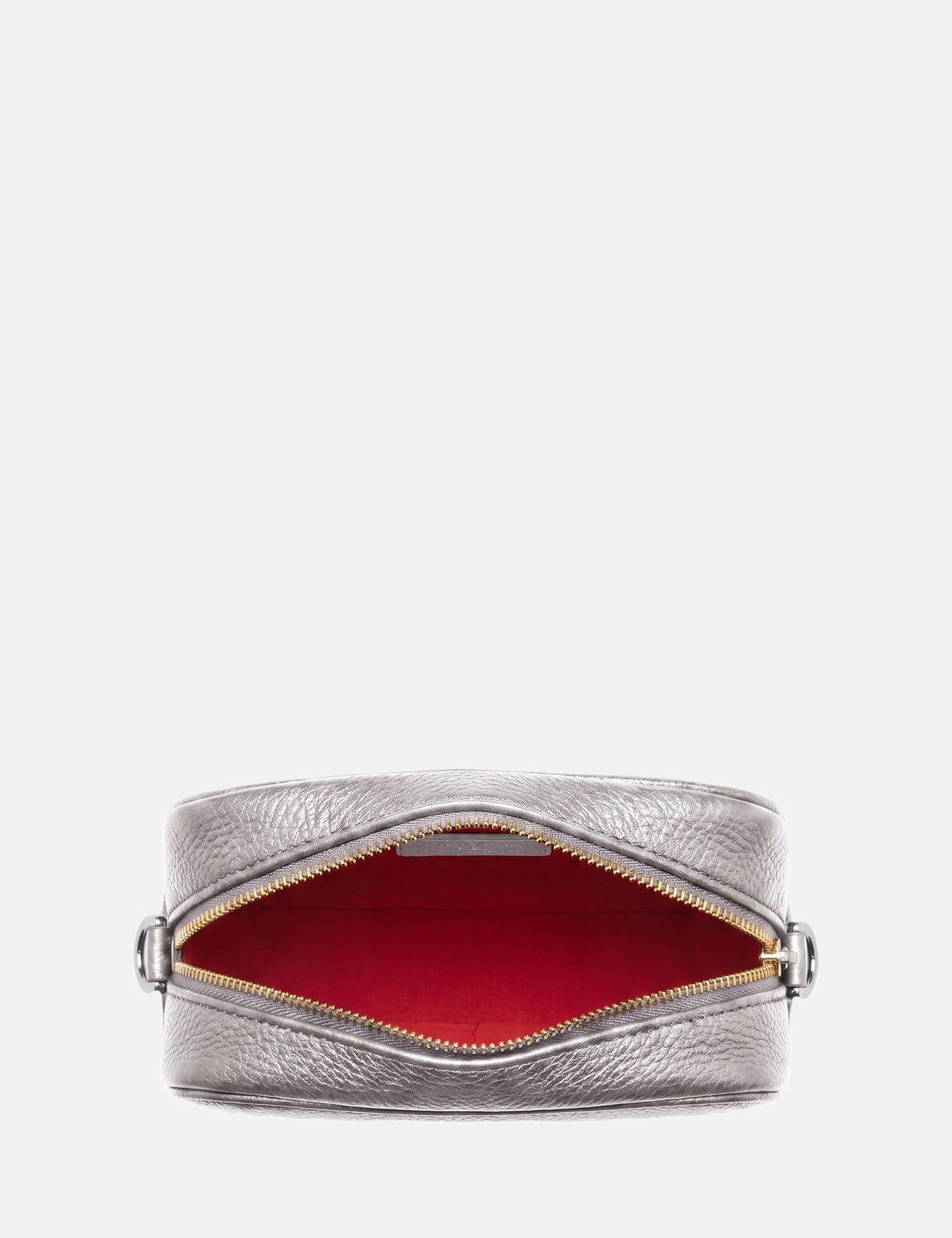 Borsa a Tracolla in Vera Pelle Argento