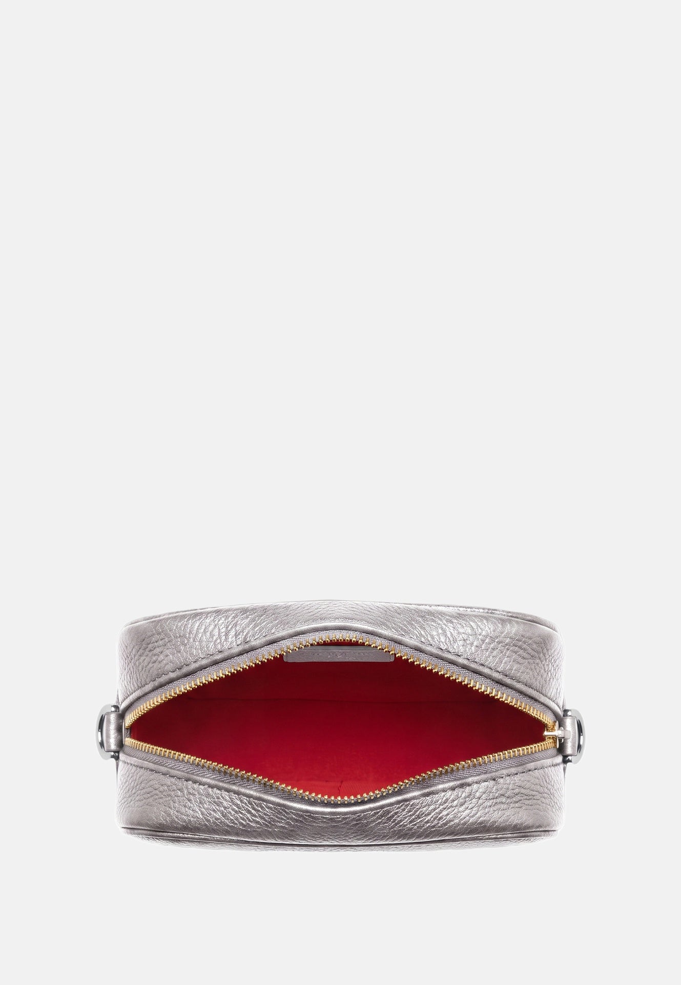 Borsa a Tracolla in Vera Pelle Argento