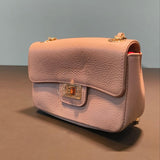 Borsa a Tracolla in Sauvage Leather Rosa
