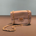 Borsa a Tracolla in Sauvage Leather Rosa