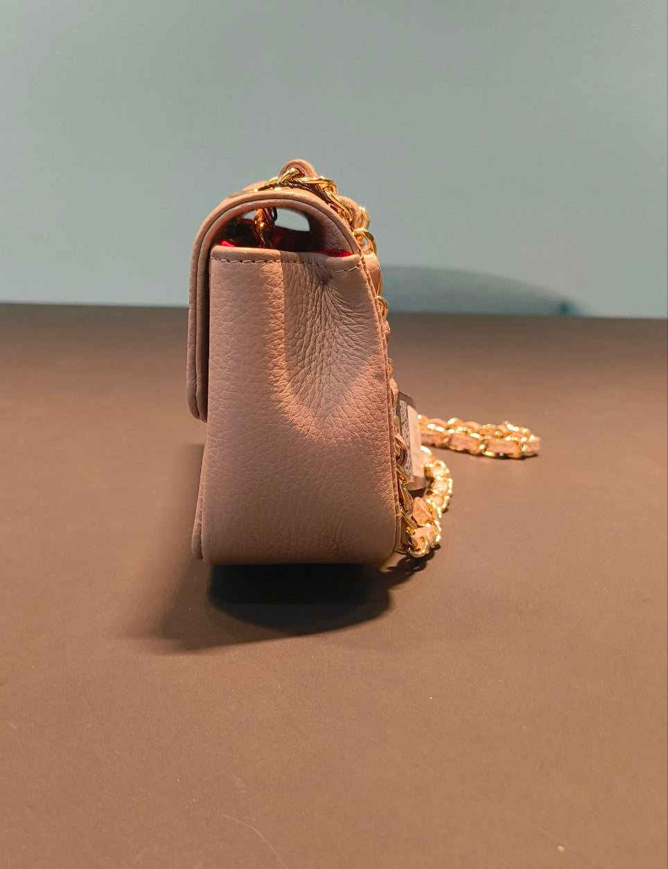 Borsa a Tracolla in Sauvage Leather Rosa