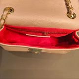 Borsa a Tracolla in Sauvage Leather Rosa
