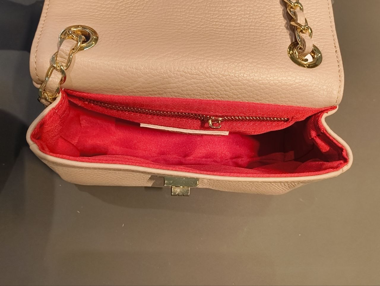 Borsa a Tracolla in Sauvage Leather Rosa