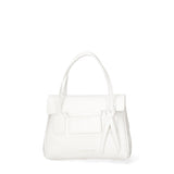Borsa a Spalla in Vera Pelle Bianco