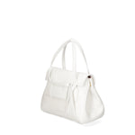 Borsa a Spalla in Vera Pelle Bianco
