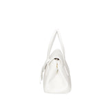 Borsa a Spalla in Vera Pelle Bianco