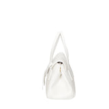 Borsa a Spalla in Vera Pelle Bianco