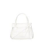Borsa a Spalla in Vera Pelle Bianco