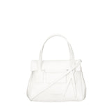 Borsa a Spalla in Vera Pelle Bianco