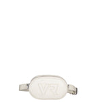 Borsa a Tracolla in Dollaro Leather Bianco