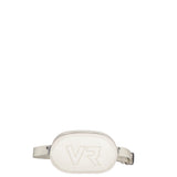 Borsa a Tracolla in Dollaro Leather Bianco