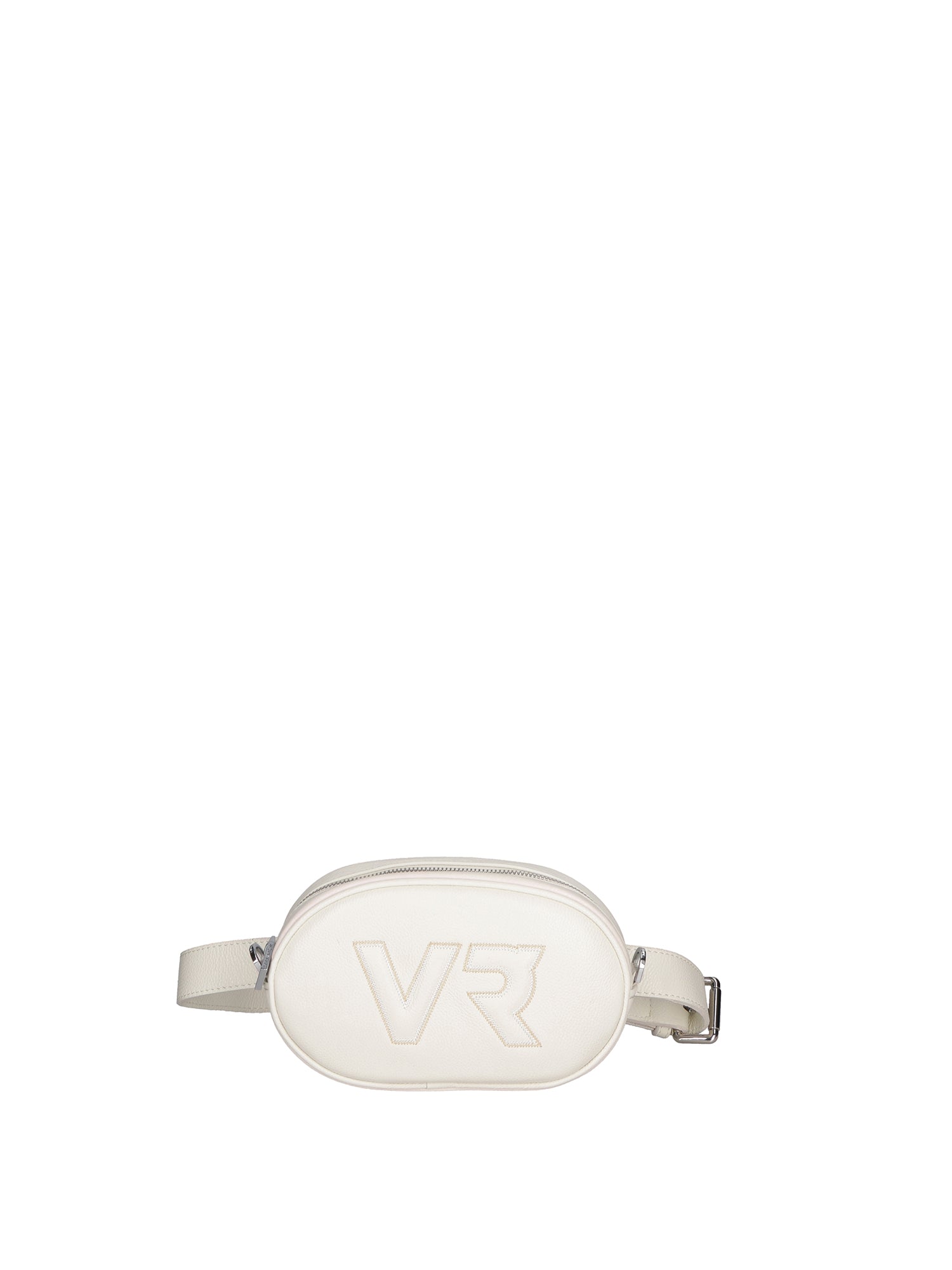 Borsa a Tracolla in Dollaro Leather Bianco