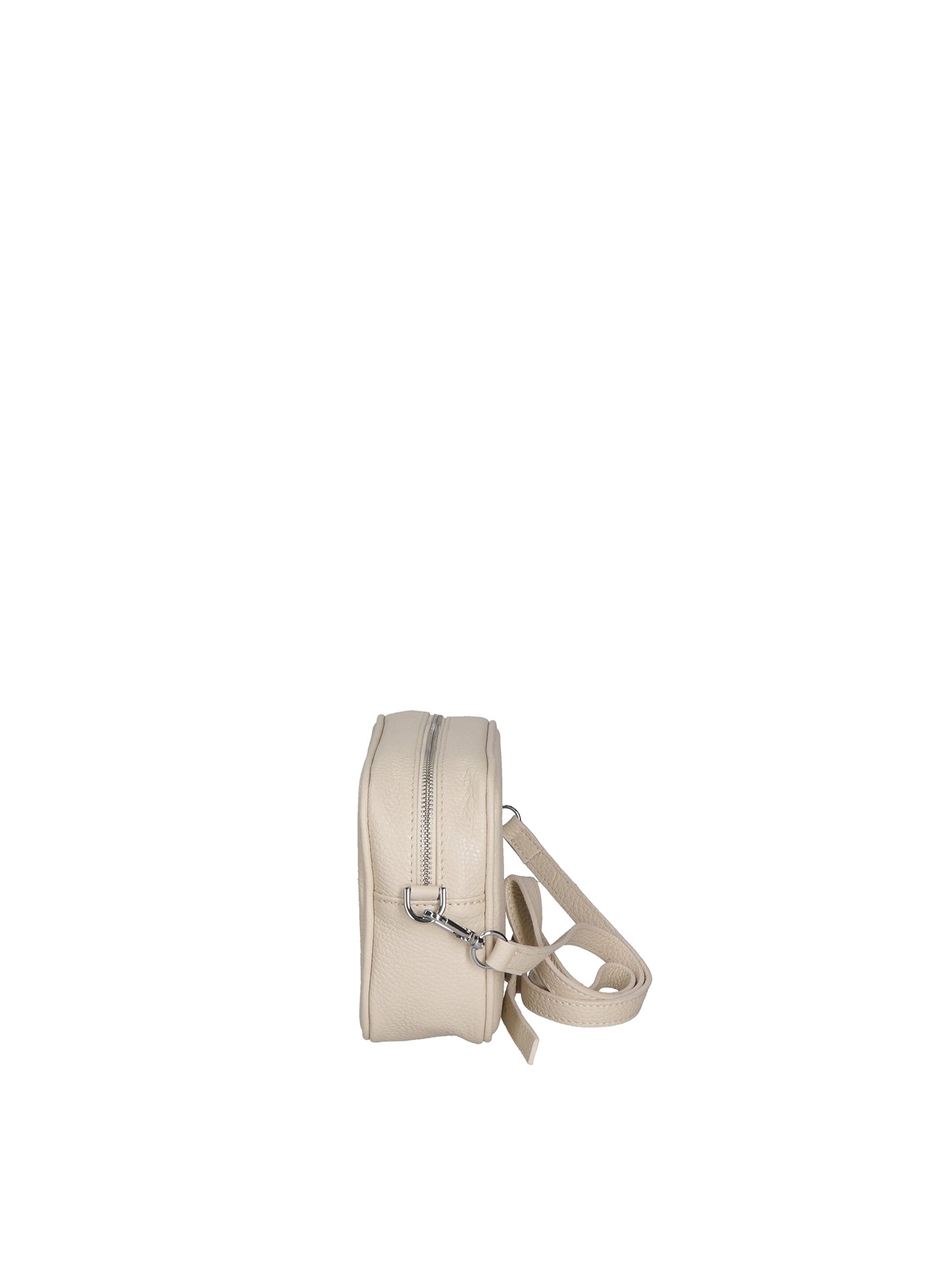 Borsa a Tracolla in Dollaro Leather Beige