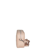 Borsa a Tracolla in Dollaro Leather Rosa