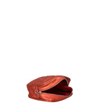Borsa a Tracolla in Genuine Printed Suede Leather Rosa