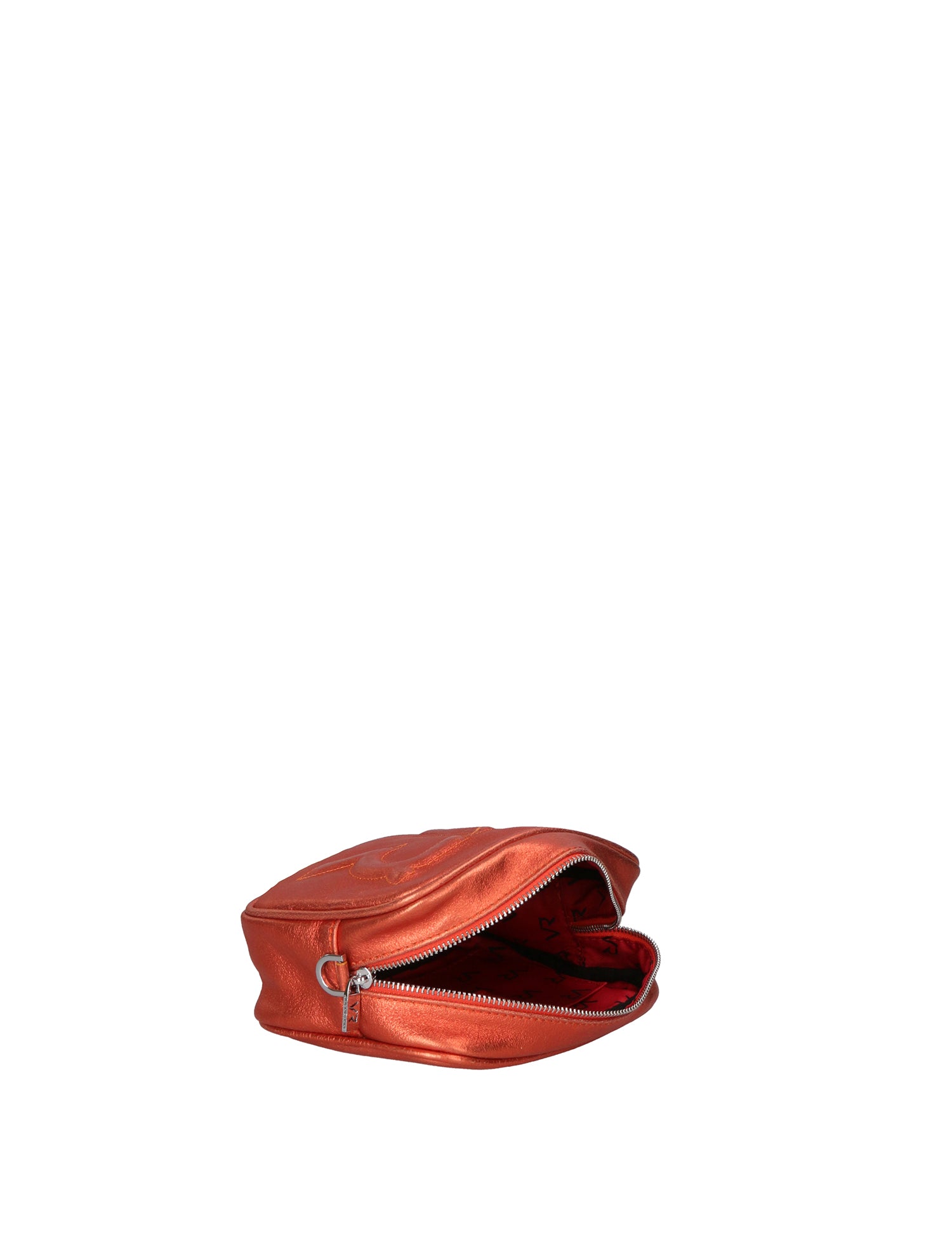 Borsa a Tracolla in Genuine Printed Suede Leather Rosa
