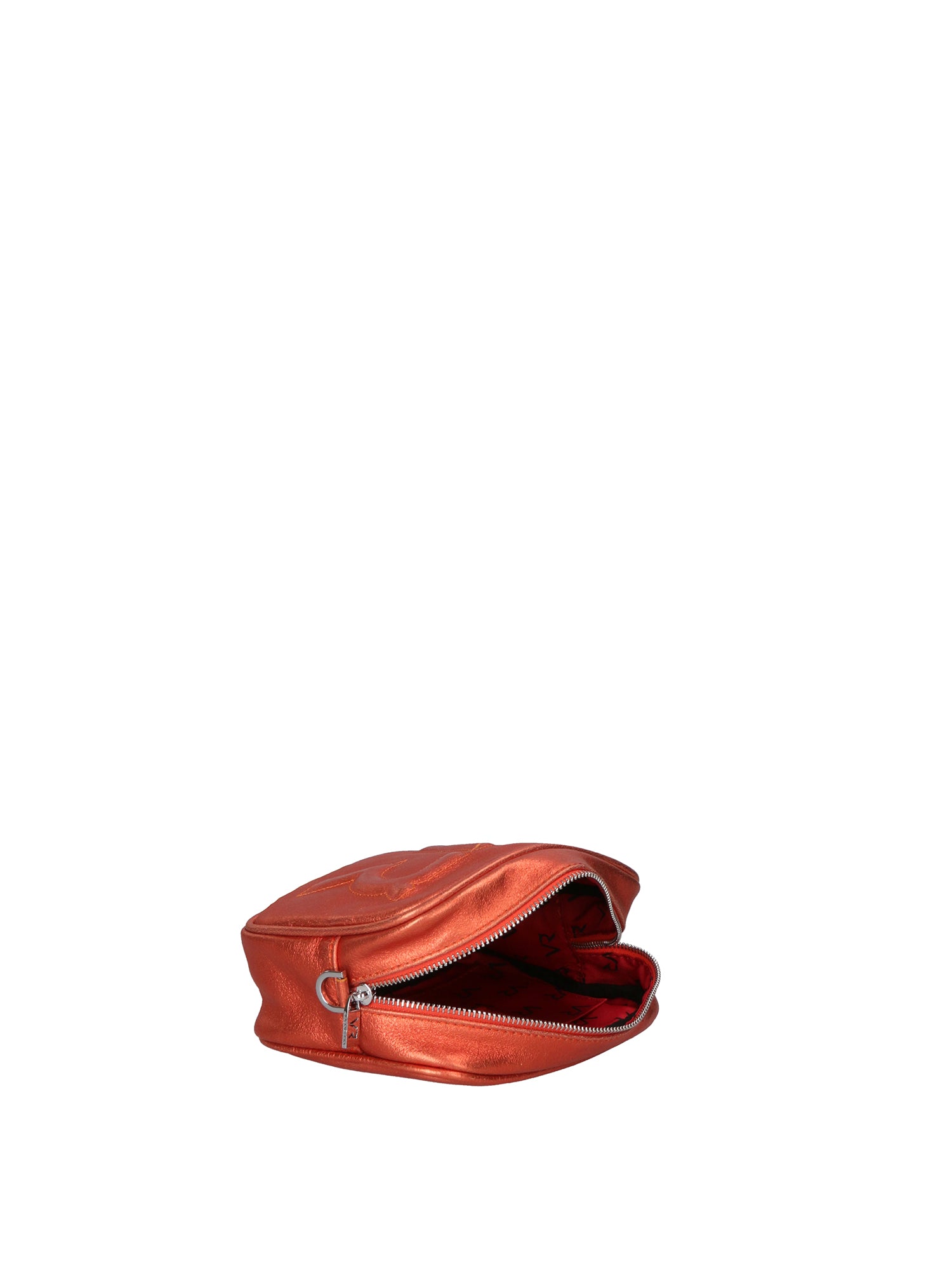 Borsa a Tracolla in Genuine Printed Suede Leather Rosa