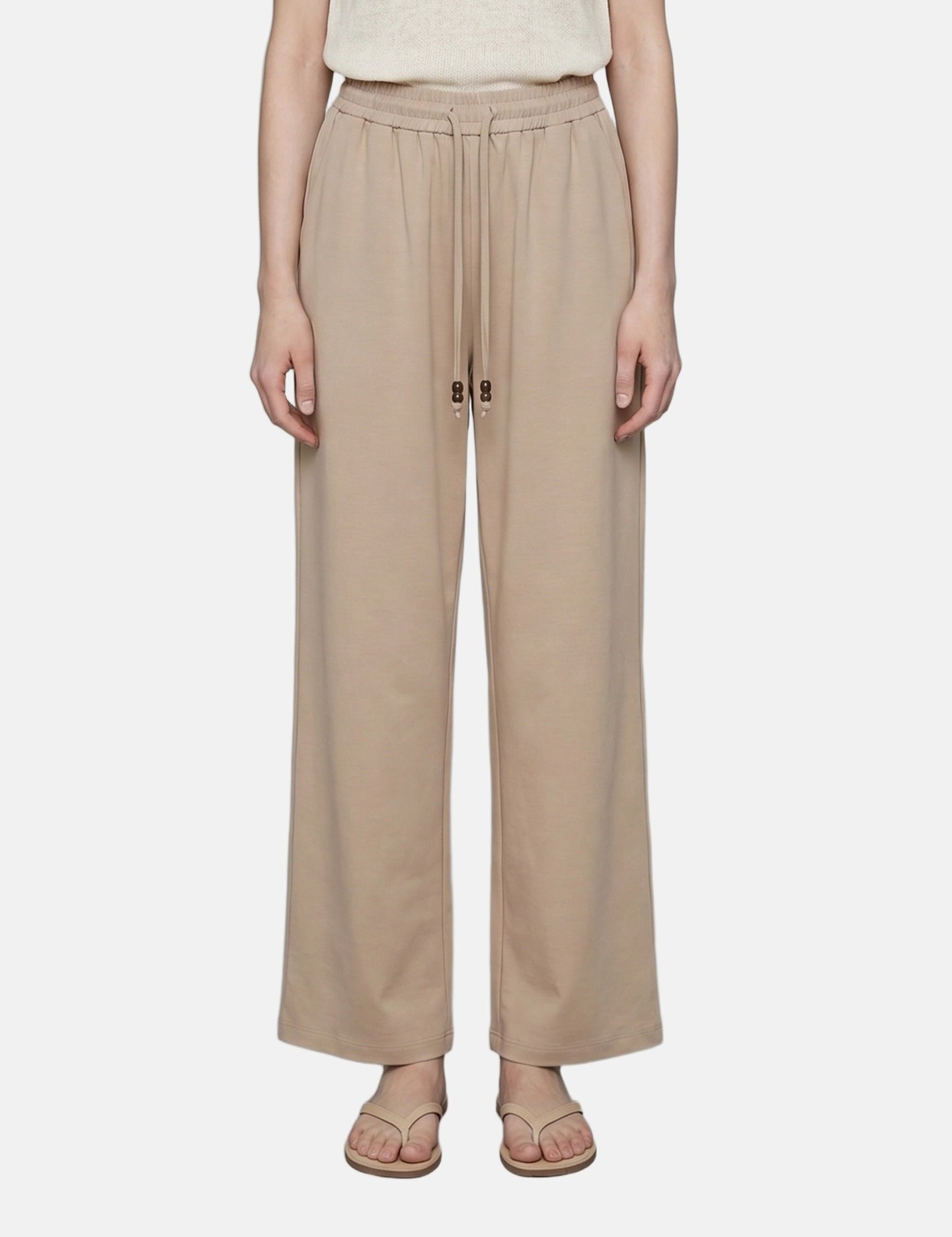 Pantaloni in Cotone Marrone