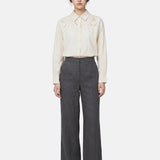 Camicia in Cotone Beige
