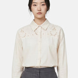 Camicia in Cotone Beige