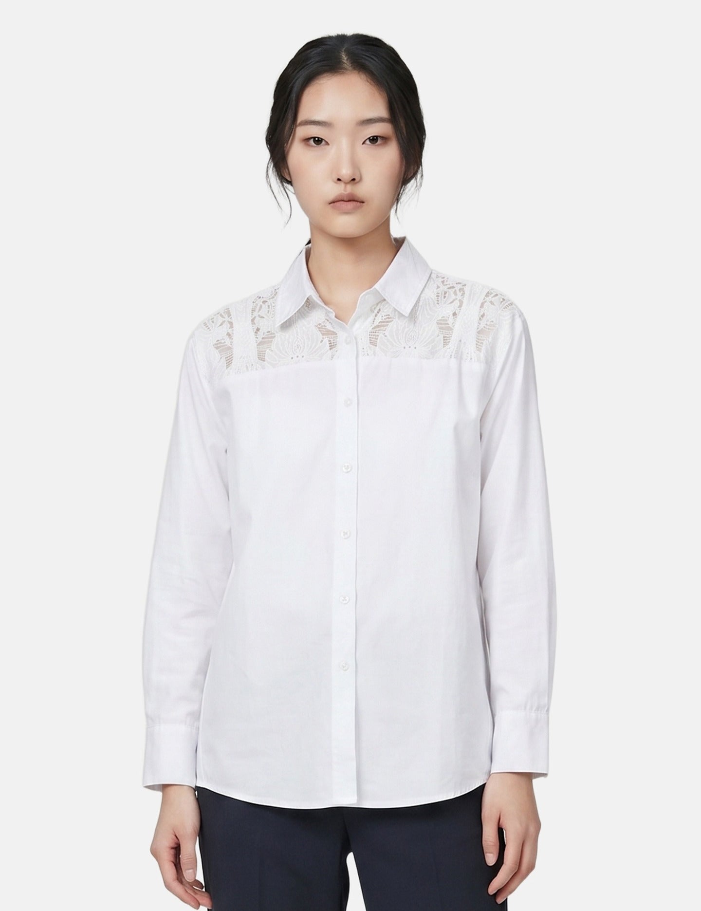 Camicia in Cotone Bianco