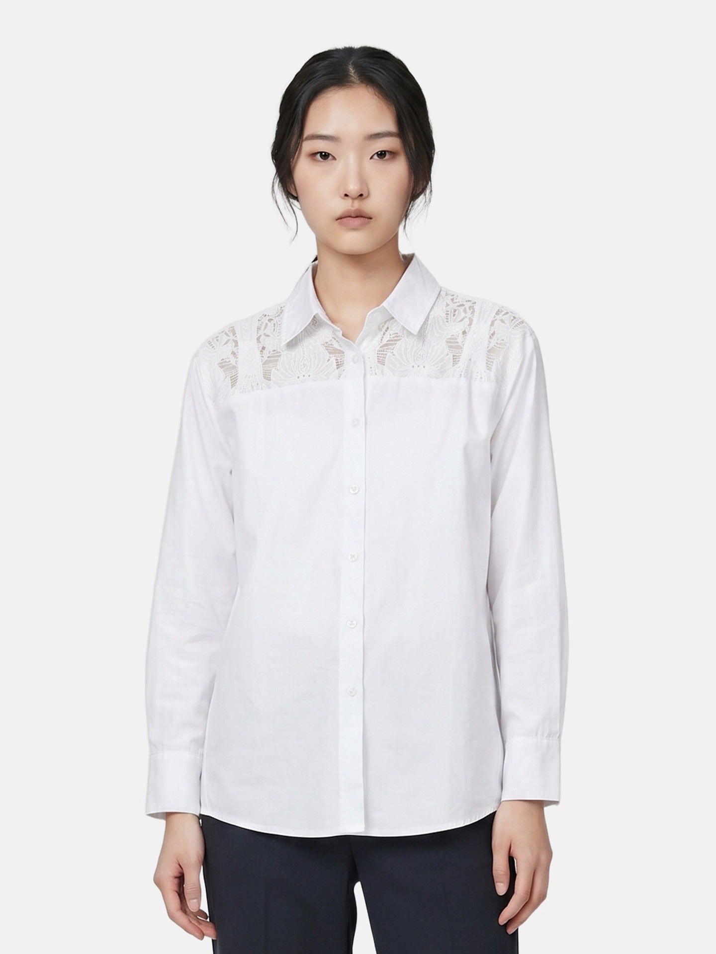 Camicia in Cotone Bianco