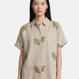 Camicia in Cotone Beige