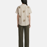 Camicia in Cotone Beige