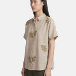 Camicia in Cotone Beige