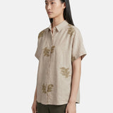 Camicia in Cotone Beige