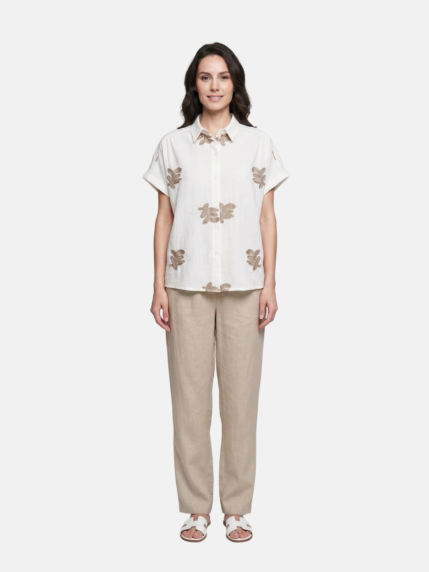 Camicia in Cotone Bianco