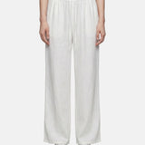 Pantaloni in Viscosa Bianco