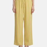 Pantaloni in Viscosa Giallo