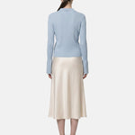 T-shirt in Viscosa Blu