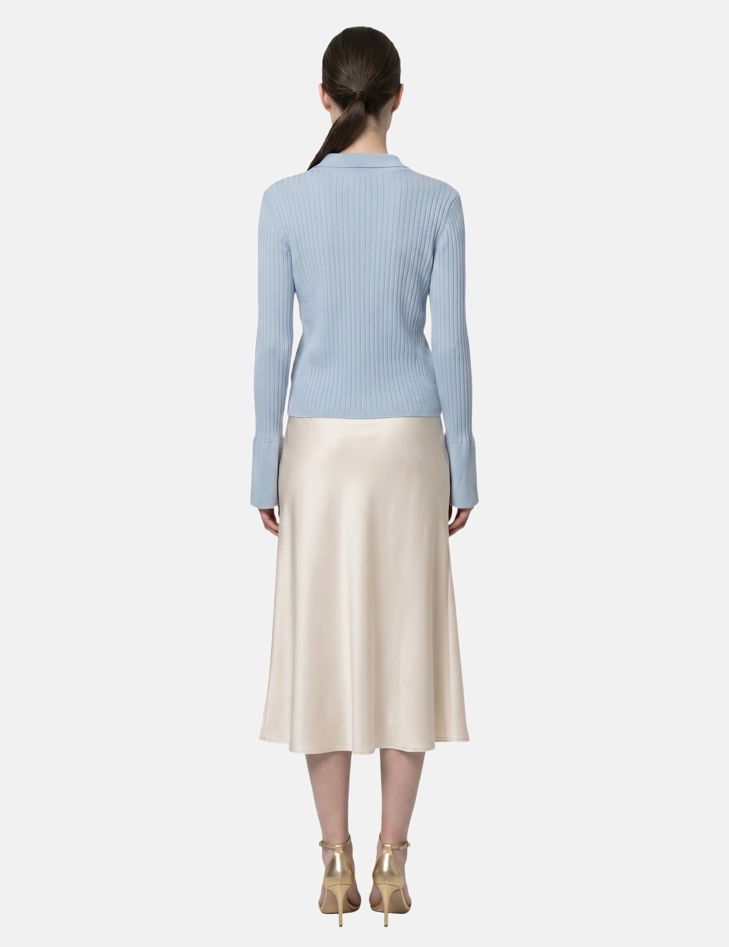T-shirt in Viscosa Blu