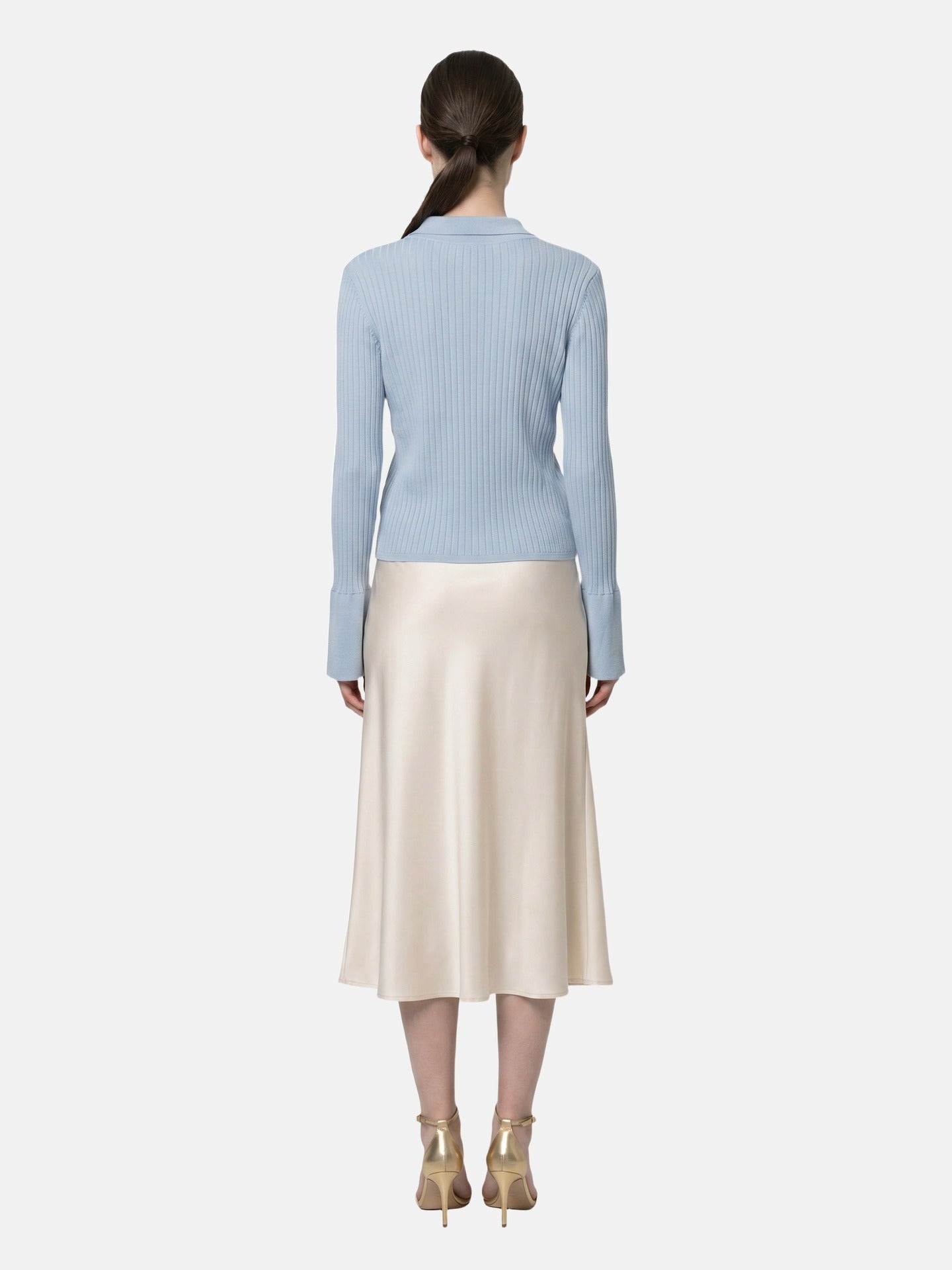 T-shirt in Viscosa Blu