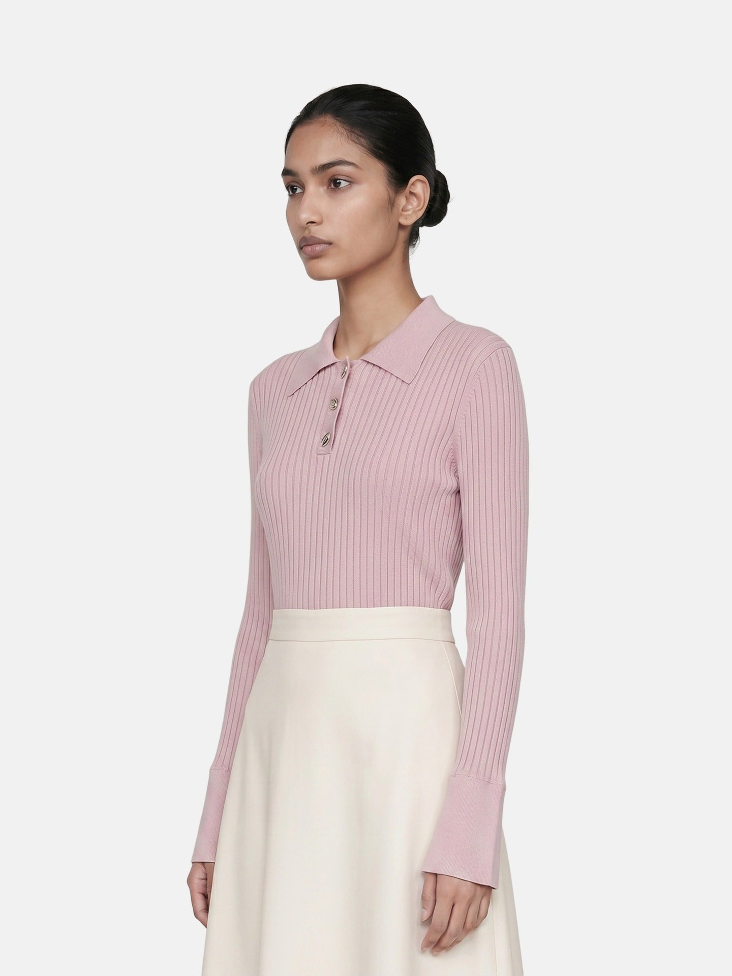 T-shirt in Viscosa Rosa