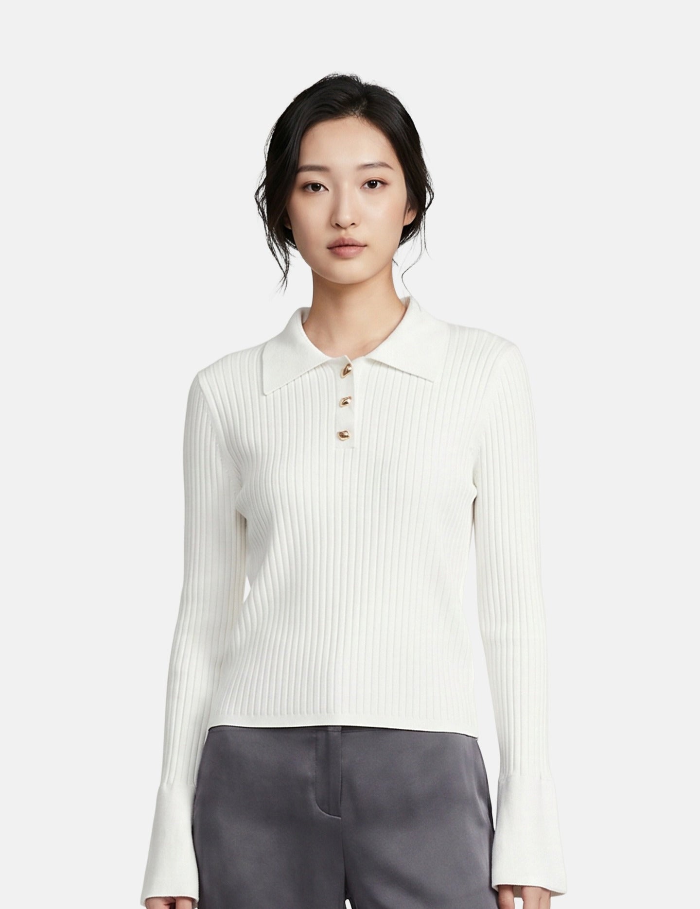 T-shirt in Viscosa Bianco