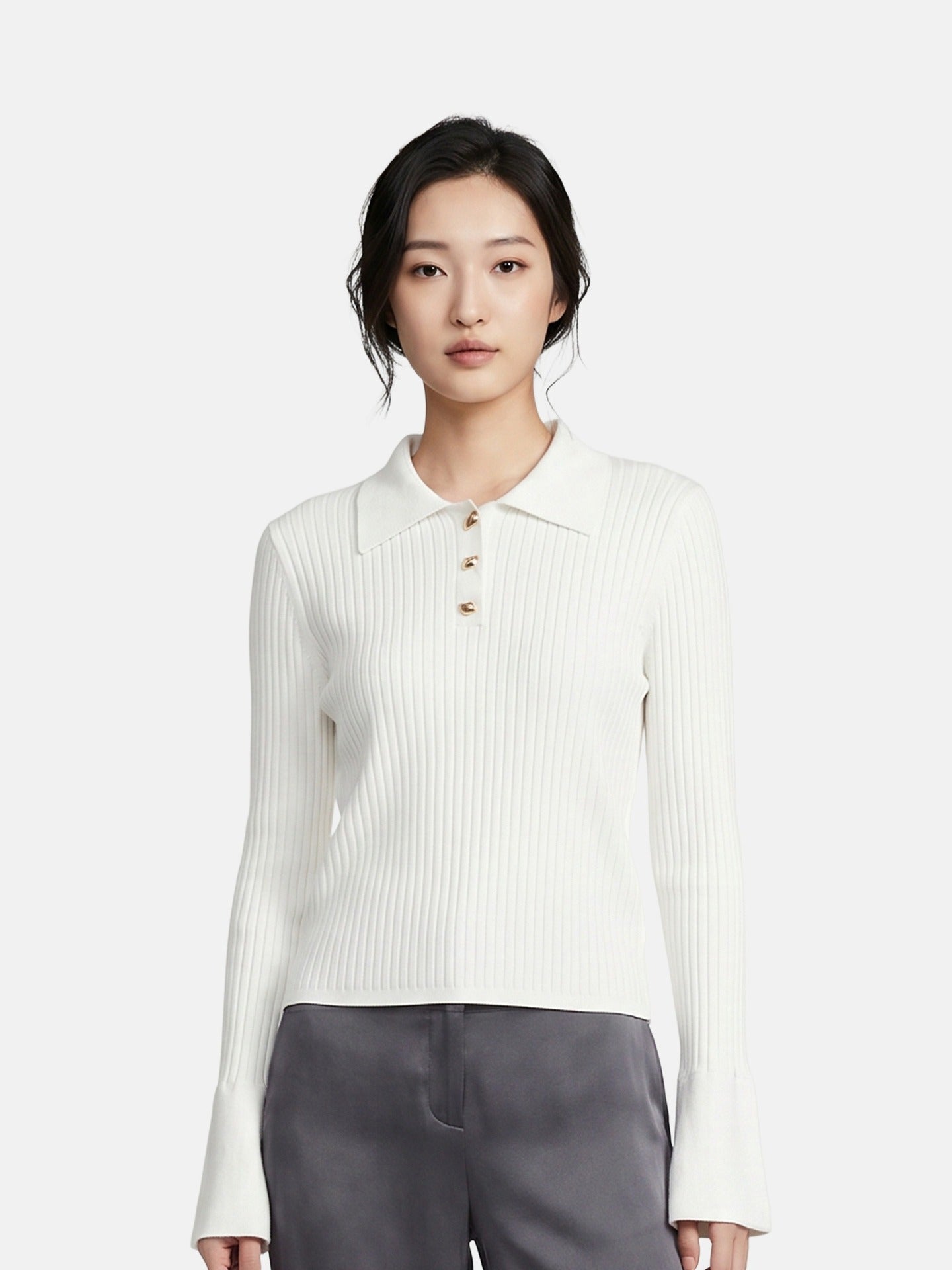 T-shirt in Viscosa Bianco