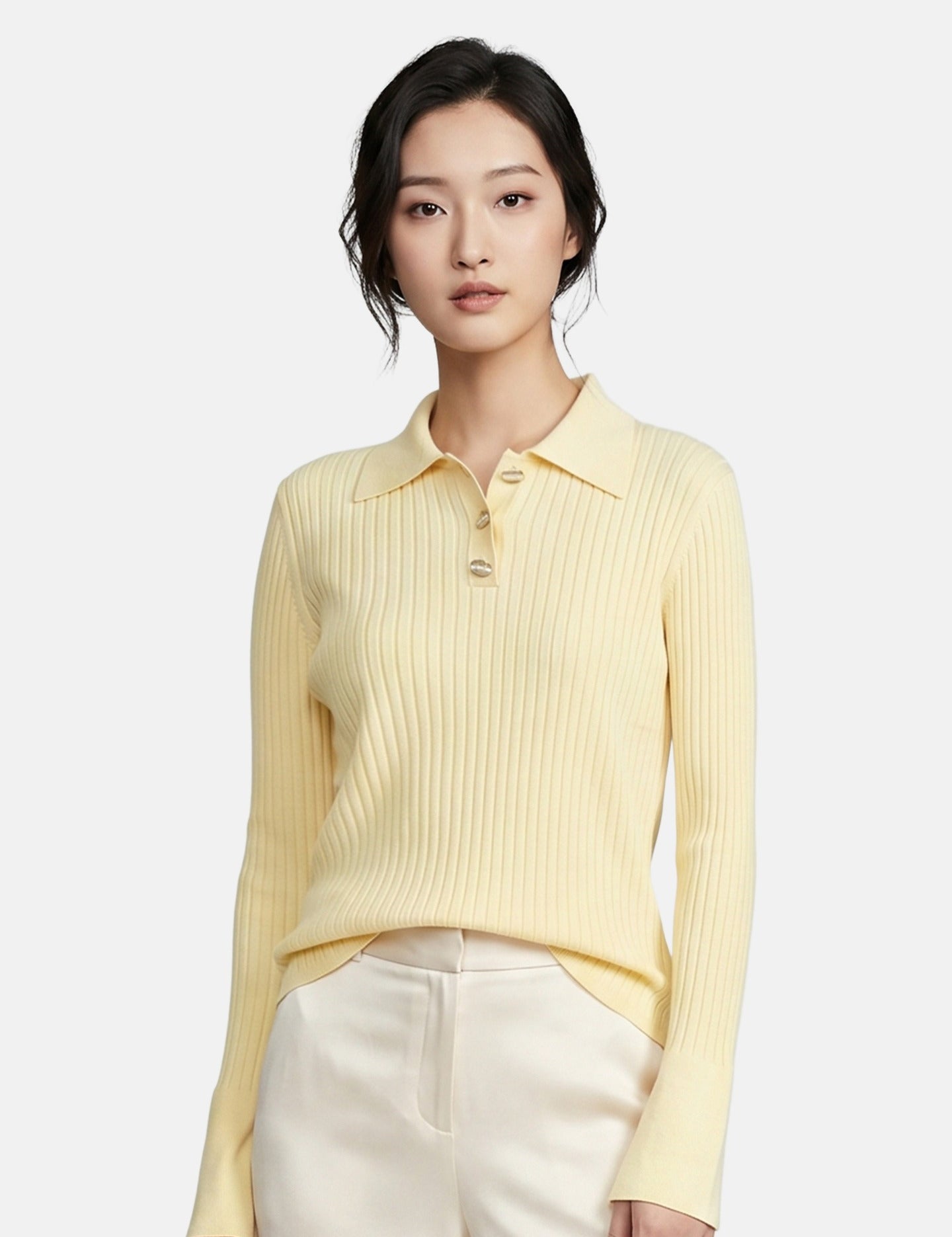 T-shirt in Viscosa Giallo