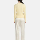 T-shirt in Viscosa Giallo