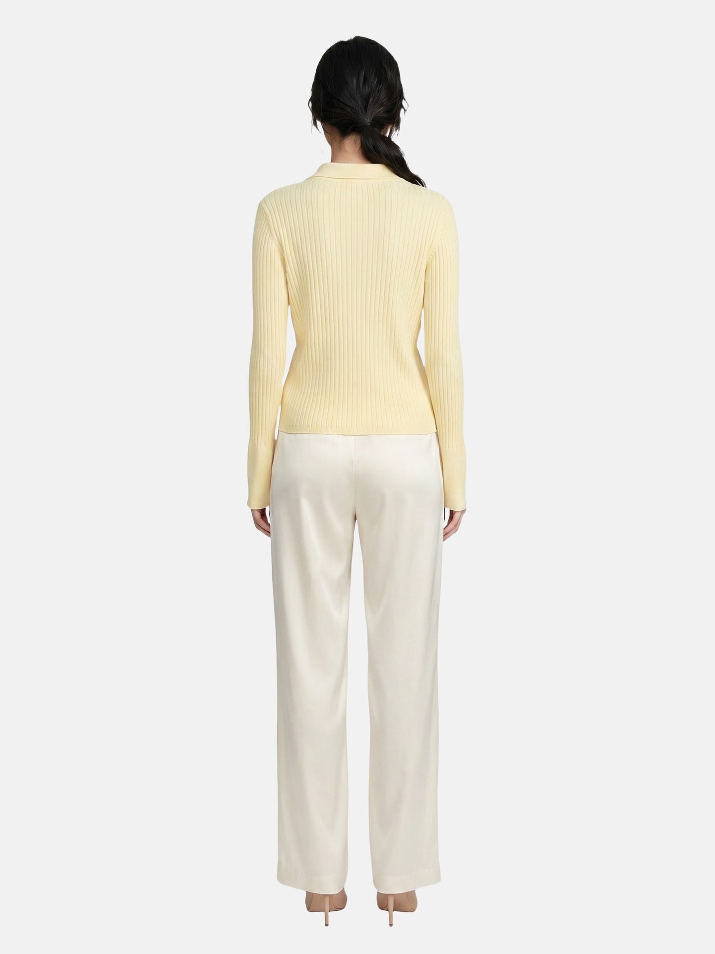 T-shirt in Viscosa Giallo